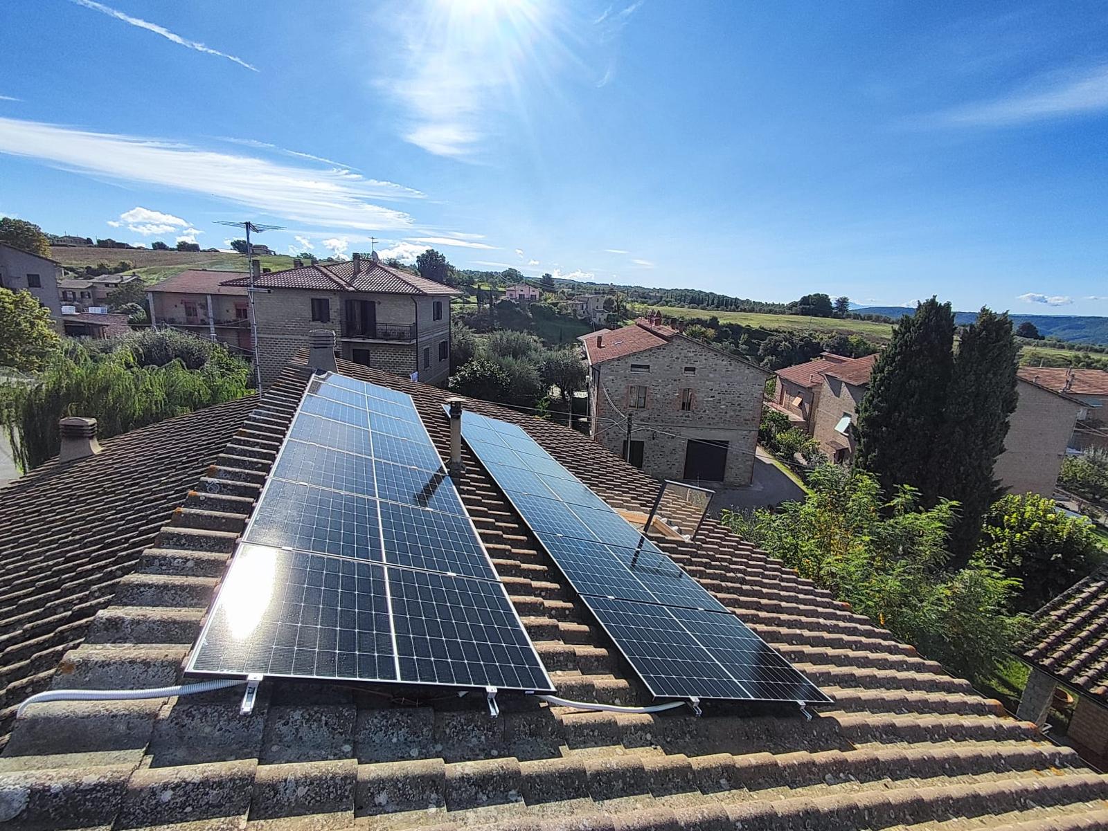 impianto fotovoltaico a tetto